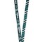 Harry Potter Slytherin Tie Inspired Sublimation Print Metal Charm & Id Holder Lanyard